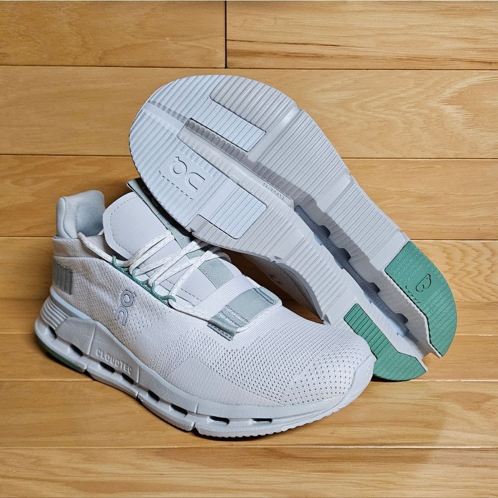 On Running Cloudnova Undyed White Glacier Running Shoe Sneaker 269788 - Picture 4 of 13